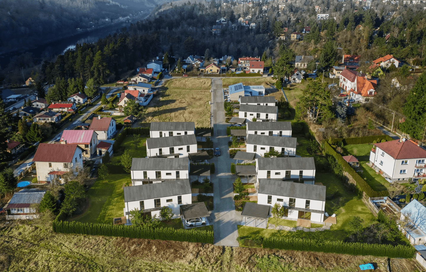 Rodinné domy Hradištko